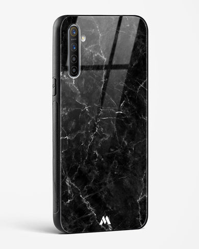 Portoro Black Marble Glass Case Phone Cover (Realme)