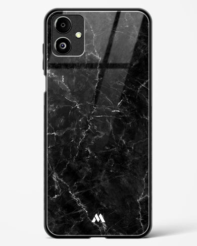 Portoro Black Marble Glass Case Phone Cover (Samsung)