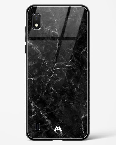 Portoro Black Marble Glass Case Phone Cover-(Samsung)