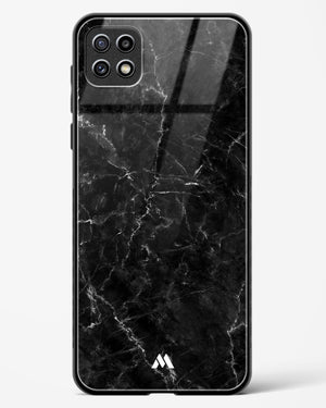 Portoro Black Marble Glass Case Phone Cover-(Samsung)