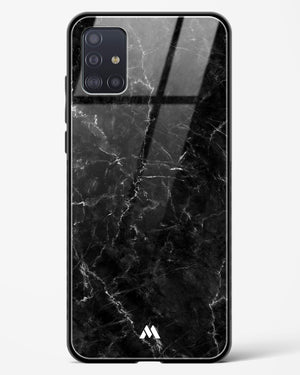 Portoro Black Marble Glass Case Phone Cover-(Samsung)