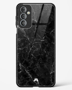 Portoro Black Marble Glass Case Phone Cover-(Samsung)