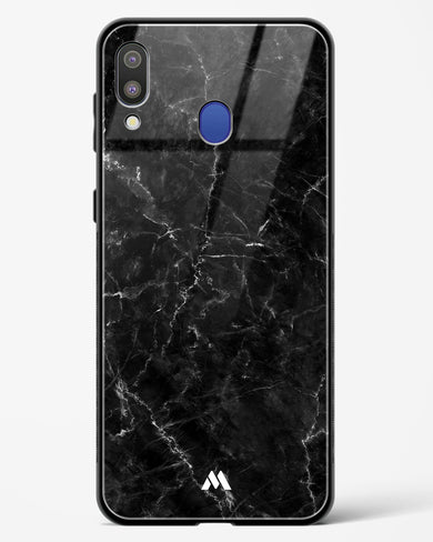 Portoro Black Marble Glass Case Phone Cover-(Samsung)