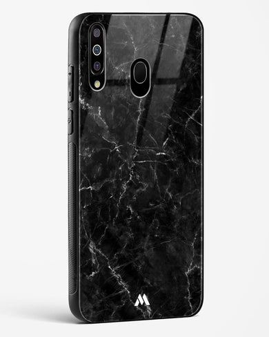 Portoro Black Marble Glass Case Phone Cover-(Samsung)