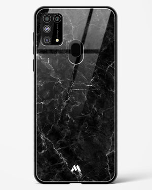 Portoro Black Marble Glass Case Phone Cover-(Samsung)