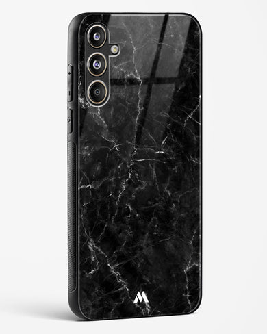 Portoro Black Marble Glass Case Phone Cover (Samsung)