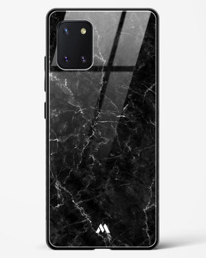 Portoro Black Marble Glass Case Phone Cover-(Samsung)