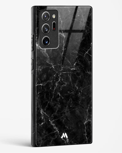 Portoro Black Marble Glass Case Phone Cover-(Samsung)