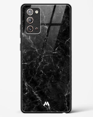 Portoro Black Marble Glass Case Phone Cover (Samsung)