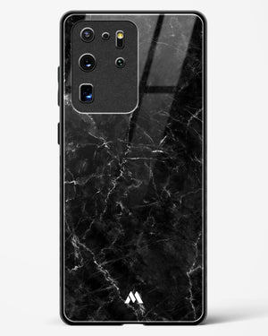 Portoro Black Marble Glass Case Phone Cover (Samsung)