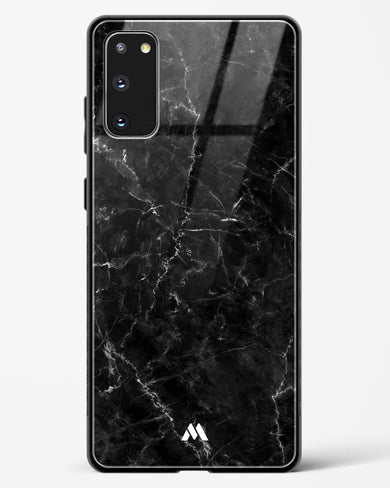 Portoro Black Marble Glass Case Phone Cover (Samsung)