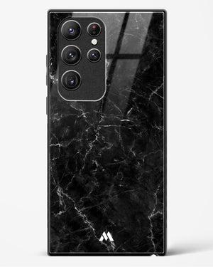 Portoro Black Marble Glass Case Phone Cover (Samsung)