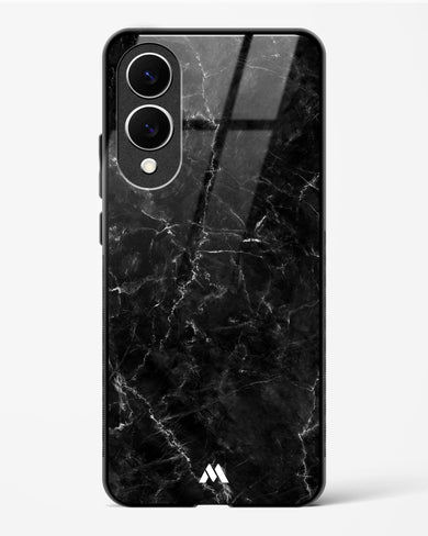 Portoro Black Marble Glass Case Phone Cover (Samsung)