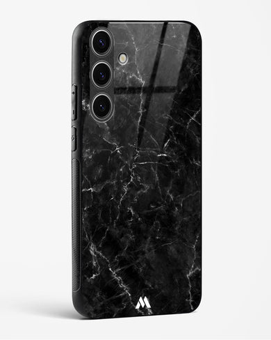 Portoro Black Marble Glass Case Phone Cover (Samsung)