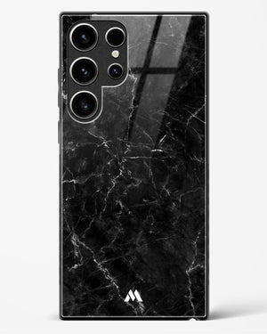 Portoro Black Marble Glass Case Phone Cover (Samsung)