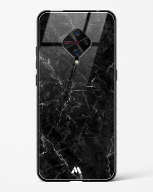 Portoro Black Marble Glass Case Phone Cover (Vivo)