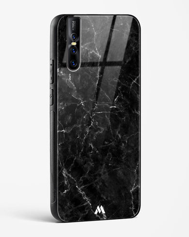 Portoro Black Marble Glass Case Phone Cover (Vivo)