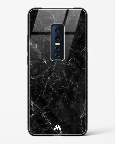 Portoro Black Marble Glass Case Phone Cover (Vivo)