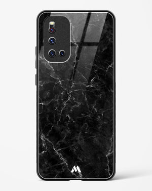 Portoro Black Marble Glass Case Phone Cover (Vivo)