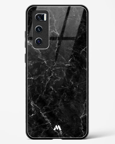 Portoro Black Marble Glass Case Phone Cover (Vivo)
