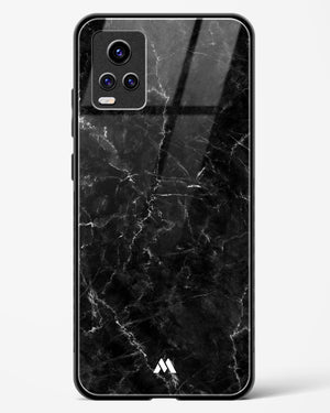 Portoro Black Marble Glass Case Phone Cover (Vivo)