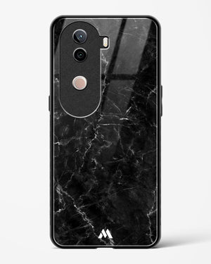 Portoro Black Marble Glass Case Phone Cover (Vivo)