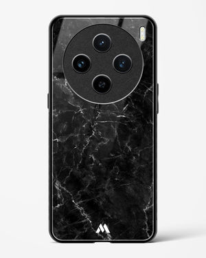 Portoro Black Marble Glass Case Phone Cover (Vivo)