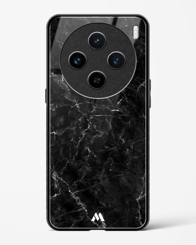 Portoro Black Marble Glass Case Phone Cover (Vivo)