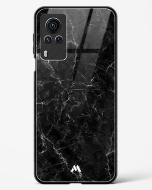 Portoro Black Marble Glass Case Phone Cover (Vivo)