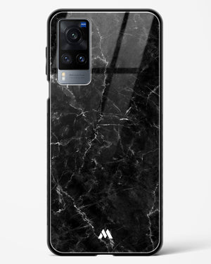 Portoro Black Marble Glass Case Phone Cover-(Vivo)