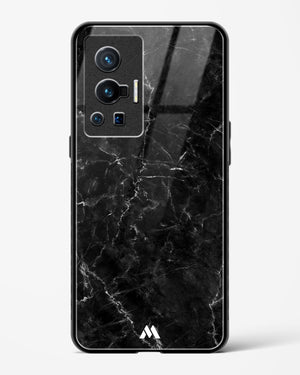 Portoro Black Marble Glass Case Phone Cover (Vivo)