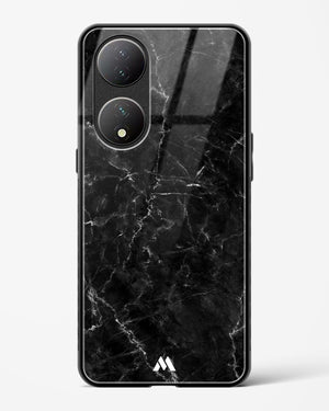 Portoro Black Marble Glass Case Phone Cover (Vivo)