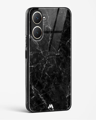 Portoro Black Marble Glass Case Phone Cover (Vivo)