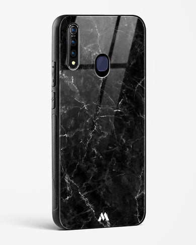 Portoro Black Marble Glass Case Phone Cover (Vivo)