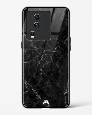 Portoro Black Marble Glass Case Phone Cover-(Vivo)