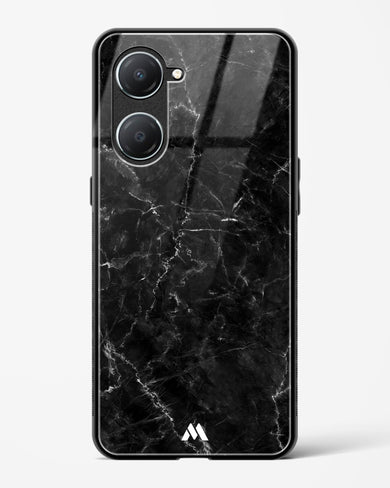 Portoro Black Marble Glass Case Phone Cover (Vivo)