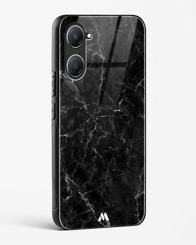 Portoro Black Marble Glass Case Phone Cover (Vivo)