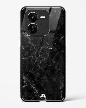 Portoro Black Marble Glass Case Phone Cover (Vivo)