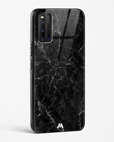 Portoro Black Marble Glass Case Phone Cover (Vivo)