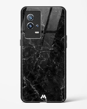 Portoro Black Marble Glass Case Phone Cover-(Vivo)