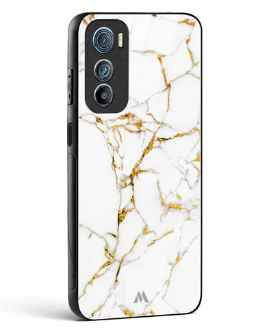 Calacatta White Marble Glass Case Phone Cover (Motorola)