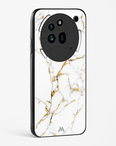 Calacatta White Marble Glass Case Phone Cover (Nothing)