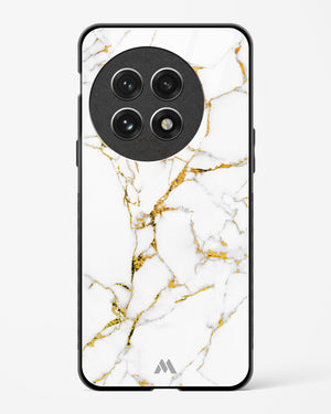 Calacatta White Marble Glass Case Phone Cover (OnePlus)