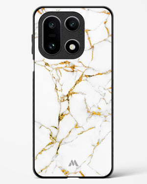 Calacatta White Marble Glass Case Phone Cover (OnePlus)