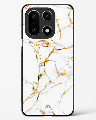 Calacatta White Marble Glass Case Phone Cover (OnePlus)