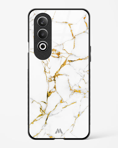 Calacatta White Marble Glass Case Phone Cover (OnePlus)