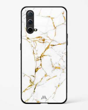 Calacatta White Marble Glass Case Phone Cover (OnePlus)