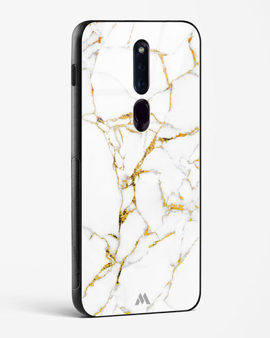 Calacatta White Marble Glass Case Phone Cover (Oppo)