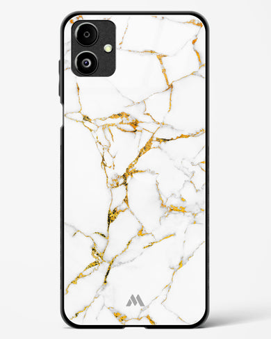 Calacatta White Marble Glass Case Phone Cover (Samsung)
