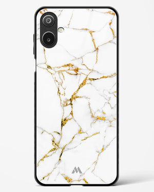 Calacatta White Marble Glass Case Phone Cover (Samsung)